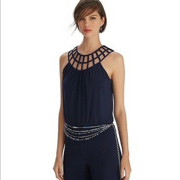 White House Black Market Other - jumpsuit - navy NEW with tags